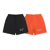 2023 Zomer Heren Shorts Borduurwerk Logo Stretch Trekkoord Mesh Casual Shorts Heren Sport Shorts Zwart Oranje Maat M-L-XL