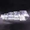 Opakowanie prezentów 50pcs 5x5x5cm Przezroczyste imprezowe torby cukierki urodzinowe Pudełko prezentowe przezroczyste kwadratowe pvc przyjęcie urodzinowe