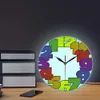 Relojes de mesa de escritorio Números grandes hacia atrás Reloj de pared Decoración moderna para el hogar Silencioso Sin tictac Reloj inverso Ejecutar en sentido antihorario Fácil de leer Reloj de pared 230614