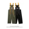 Men's Pants High Street Work Suit Strap Pants Men Women Loose Casual Wide Leg Sling Jumpsuit with Straps Couple Sports Straight Leg Rompers 230615