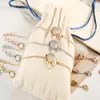 18 -karatowe bransoletki bransoletki bransoletki dla kobiet miłośników tytanowe stalowe bransoletki zaopatrzenie mody