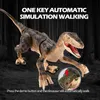 Brinquedos de dinossauro de controle remoto ElectricRC Animals para crianças 2.4Ghz RC Dinosaur Robot Toy com som de verossimilhança para crianças, meninos, meninas, presente para crianças 230614