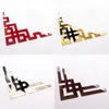 8pcs Diagonal decorative border Acrylic Mirror Wall stickers TV wall decoration Decorative sticker for Ceiling frame Home decor