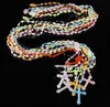 Pendants Pendant Necklaces Jewelry Catholic Rosary Necklace Plastic Religious Jesus Cross Crucifix Night Lumious Drop Delivery Otwb7