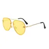 2023 marque design rôle lunettes de soleil femmes hommes designer bonne qualité mode métal surdimensionné lunettes de soleil vintage femme mâle UV400 1KTDW