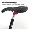 Bike Stems ZOOM Bicycle Shock Absorber Seat Tube MTB Suspension Seatpost Aluminum Alloy 272286300304309316339mm Diameter 230614