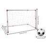 Bolas Mini portería de fútbol Balón de fútbol Red de poste con bomba Conjunto portátil Hogar Jardín de infantes Deporte Juego extraíble Juguetes para 230614