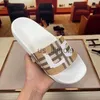 Slippers Slides Mens Womens Slippers Summer Slides London England Sandals Beach Slide Ladies Flip Flops Loafers Home Plaid Pattern Slipper Chaussures J230615