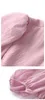 2023 été rose couleur unie robe 3/4 manches col en v midi robes décontractées W3L041911