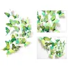 Stickers Muraux 12 Pcs 3D Papillon Autocollant Pvc Simation Stéréoscopique Mural Réfrigérateur Aimant Art Decal Chambre D'enfant Décor À La Maison Drop Delivery Ga Dh3Hl