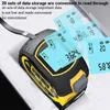 Tape Measures 3 In 1 Laser Tape Measure Rangefinder 5m Tape Ruler Infrared High-precision Intelligent Electronic Ruler Building Distance Meter 230615