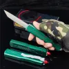 Haute qualité 440C lame extérieure automatique couteau micro chasseur de primes couteau tactique auto-défense couteau EDC outils de poche