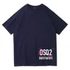 DSQ2 New Top Summer Loose T-shirt Fashion Casual Clothing Luxury Clothing Street Cute Shirt Men's and Women's High Quality Personality Couple T-shirt