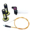 Componentes de manillar de bicicleta Empuñaduras de motocicleta con 14 Acelerador de giro rápido Settle Cable de acelerador de 1200 mm para manillar PRO TAPER Dirt Pit Bike Piezas de motocross 230614