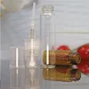 Amber Glass Atomizer Spray -flaskor - Återfyllningsbara mini -parfymflaskor för aromaterapi och doft med 2 ml, 3 ml, 5 ml kapacitet GVBBX