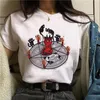 Women's T-Shirt T-shirts Women Anime Print grunge Loose Steampunk Tee Gothic Female Harajuku Summer Clothing E-Girl Kawaii y2k aesthetic top 230615