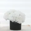 Flores secas 5 pçs peônia artificial roxo romântico buquê de seda casamento casa decoração de mesa natal sala estar diy falso