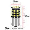 Nya grossist 100st 1156 BA15S P21W LED -bil svans Omvända glödlampor Rödstopp Bromslampor Gul Turn Signal Dayming Lights White White