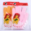 Exfoliërende Handschoenen Douche Lichaam Borstel Vingers Badhanddoek Peeling Mitt Body Scrub Handschoenen Bad Spons Spa Douche