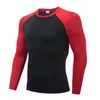 T-shirts pour hommes Chemise de compression à manches longues Hommes T-shirt de gymnastique à séchage rapide Fitness Sport Shirt Male Rashgard Gym Workout Traning Collants pour hommes 230615