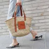 Abendtaschen Lässige Rattan-Taschen Große Kapazität Totes Designer Korbgeflecht Frauen Handtaschen Sommer Strand Bali Strohtasche Dame Reise Großer Korb Geldbörse Shoppi J230615