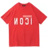 NOWOŚĆ KLASYKA T-shirt męskiej DSQ2 DSQ2 Wysokiej jakości marka drukowania T-shirt C Designer C Pullover Crew Szyj Bawełny T-shirt S-4xl