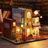 Architecture/DIY House Diy Doll House Furniture Light Bok Nook Dollhouse Hut Casa Miniatures Home Children For Toys Birthday Christmas Year Gifts 230614