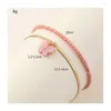 Anklets 2 Pcs/set Acrylic Butterfly Anklet For Ladies Pink Seed Bead Summer Beach Jewelry Wholesale