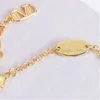 Gouden Hanger Ketting Luxe Armbanden Ontwerper Voor Vrouwen Klassieke Letters Dames Ketting Sieraden Mode Armbanden Kettingen Set Sieraden