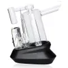 Verre Bong Fumer Kit Pipe À Eau Narguilé Dab Rig Rig en Un Avec Quartz Banger Carb Cap Accessoires Set pour Wax Concentrate Dabbing