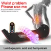Other Massage Items Relaxation Electric Lumbar Traction Device Waist Back Massager Vibration Spine Support Relieve Fatigue 230615