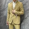 23SS Batı giyim Blazers tasarımcı sonbahar lüks erkek dış giyim ceket slim fit rahat hayvan ızgara geometri patchwork baskı Erkek moda elbise takım elbise