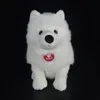 Plush Dolls Lifelike Samoyed Stuffed Toys Siberian Husky Plush Toys Simulation Dog Puppy Plush Animals Toy Gifts For Children 230614