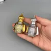100pcs/lot 10ml Gold Arabic Crystal Oil Bottles Glass Perfume Bottles with Roller Refillable Bottles Mvkeh