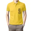 Polo da uomo T-shirt in cotone da donna Taglie forti S-5XL T-shirt con stampa ananas moda O collo T-shirt a maniche corte T-shirt estiva Top rosa