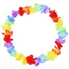 1000pcs Hawaiian Flower leis Garland Necklace Flowers Fancy Dress Party Hawaii Beach Fun Wedding Party Gift Decration