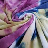 Scarves 1 Pcs Fashion Ombre Tie Dye Jersey Instant Hijab Scarf Printe Shawls Bufandas Muslim Wraps Headband Stole 7 Colors