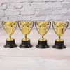 Decorative Objects Figurines Trophies Award Cup Kids Mini Prizes Awards Party Winnerbulk Cups Reward Football Medals Smallgold Set Baseball Basketball 230616