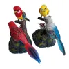 ElectricRC Animals Simulated Sound Control Birds Parakeet Lovely 2 enheter Parrot Electric Artificial Bird Toys Singing Bird Home Garden Decorations 230614