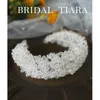 Hochzeit Haarschmuck dichtes Kristall Haarband Braut Hoop Tiara Frauen Stirnbänder Krone Braut Accessoires Hochzeit Haarschmuck 230614