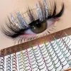 Makeup Tools Mix 12 Color Glitter Lashes Fluffy Streaks Cosplay Beauty Individual Eyelashes Extension Wholesale Supplier 230614