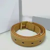 Vit bälte för kvinnodesigner Mens Luxury Belt Fashion Mjuk läder Bekväma jeans Cinturon Bronze Needle Pin Buckle Womens Belt Leisure Smooth GA02