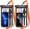 Universal IPX8 Waterproof Phone Pouch Cell Phone Case Dry Bag For iPhone 14 Pro Max/13/12/11/SE/8 Galaxy S23 Ultra/S22/S21 Large Capacity Storage 10inch