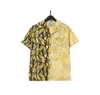 Men's T-Shirts luxurious2023 Designer Shirt Mens Button Up Shirts print bowling shirt Hawaii Floral Casual Men Slim Fit Short Sleeve Dress Hawaiian Belkis Top