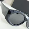 Modeontwerper 20ZS zonnebril voor dames uniek geometrisch lijnontwerp acetaat ovale vorm bril outdoor trendy veelzijdige stijl UV-bescherming wordt geleverd met etui