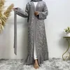 Ubranie etniczne Summer muzułmańskie abaya kobiety kaftan khimar jilbab modlitwa szata eid Mubarak Ramadan sukienka islamska kimono abayas luźno