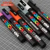 Маркеры 21Color/24Color Uni Posca Series Marker Marker Comminte Praising Refill Выделенная поп-плакат Реклама PN PC-1M/PC-3M/PC-5M 230615