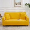 Chair Covers Solid Color Sofa Covers for Living Room Elastic Sofa Cover Corner Couch Cover Slipcover Chair Protector 1234 Seater Sets 230614