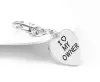 2st Friendship Love Heart Necklace Key Chain Owner and Dogs Letter Pendant I Love My Dog Necklace Jewelry Nyckelringar