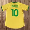 1998 Dunga Retro Mens voetbaljerseys R.Carlos Kaka 1994 Romario Pele 2000 Nationaal team Ronaldinho Rivaldo thuis weg doelman voetbal shirts uniformen uniformen